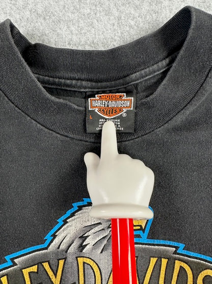 1992 Vintage Harley Davidson "Rules the Road" tee - Size L