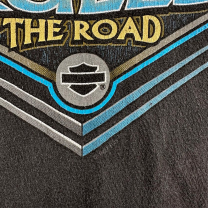 1992 Vintage Harley Davidson "Rules the Road" tee - Size L