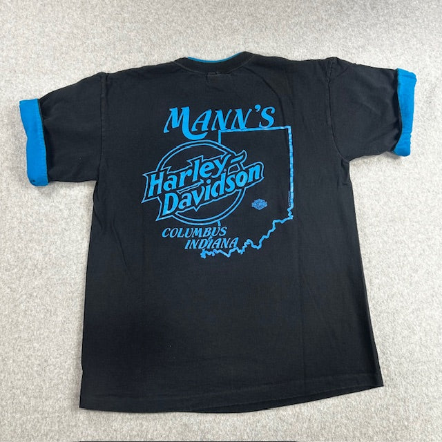 1992 Vintage Harley Davidson "Eagle Swoosh" tee - Size L