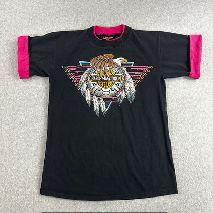 1992 Vintage Harley Davidson/Sturgis "Eagle Dreamcatcher" tee - Size M