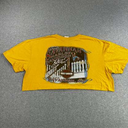 2011 Harley Davidson "Savannah GA" crop top - READ DESC.