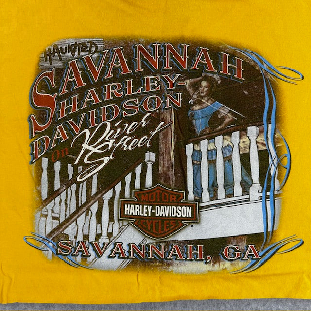 2011 Harley Davidson "Savannah GA" crop top - READ DESC.