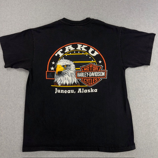 1995 Vintage Harley Davidson "Lightning Letters" tee - Size M