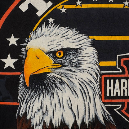 1995 Vintage Harley Davidson "Lightning Letters" tee - Size M