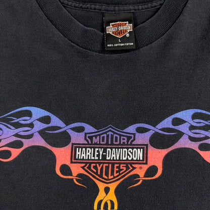 1997 Vintage Harley Davidson "Daytona Flame" L/S - Size L