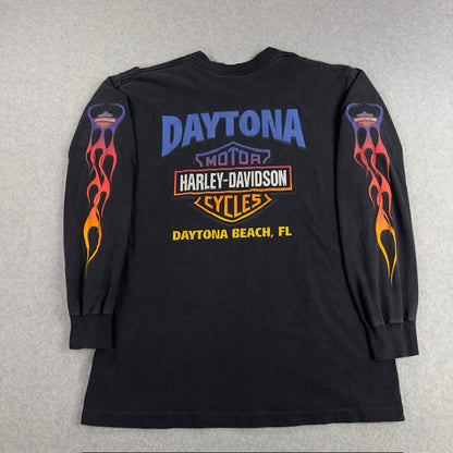 1997 Vintage Harley Davidson "Daytona Flame" L/S - Size L