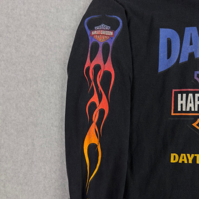 1997 Vintage Harley Davidson "Daytona Flame" L/S - Size L