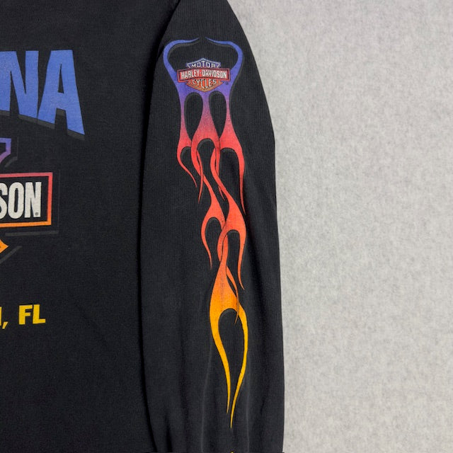 1997 Vintage Harley Davidson "Daytona Flame" L/S - Size L