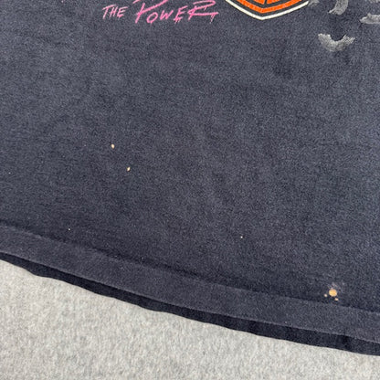 1992 Vintage Harley Davidson "Can't Chain The Power" tank - Size L