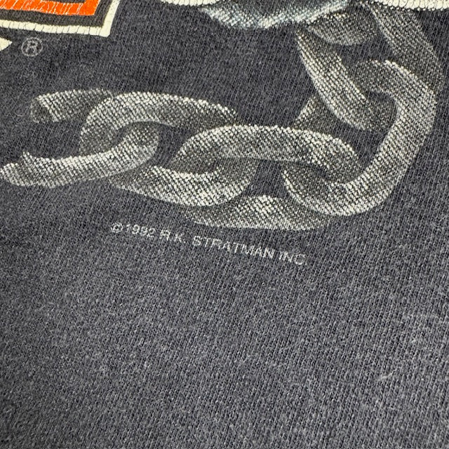 1992 Vintage Harley Davidson "Can't Chain The Power" tank - Size L