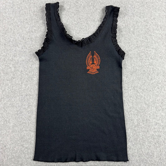 80's Vintage Harley Davidson "Eagle Bar & Shield" tank - Size L FITS XS/S
