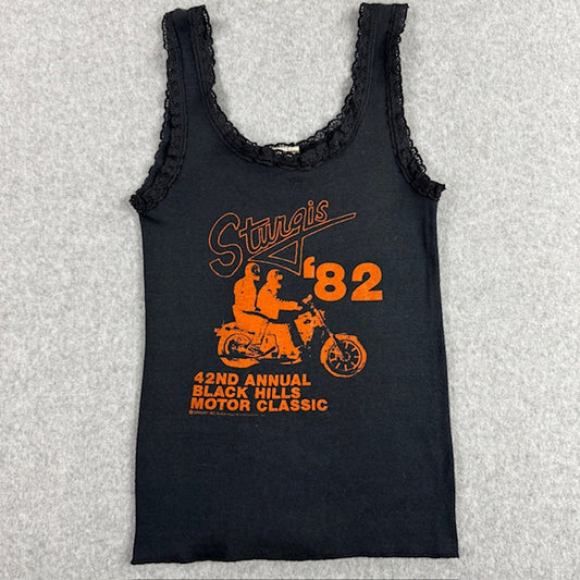 1982 Vintage Sturgis "42nd Annual Black Hills Motor Classic" tank - READ DESC.
