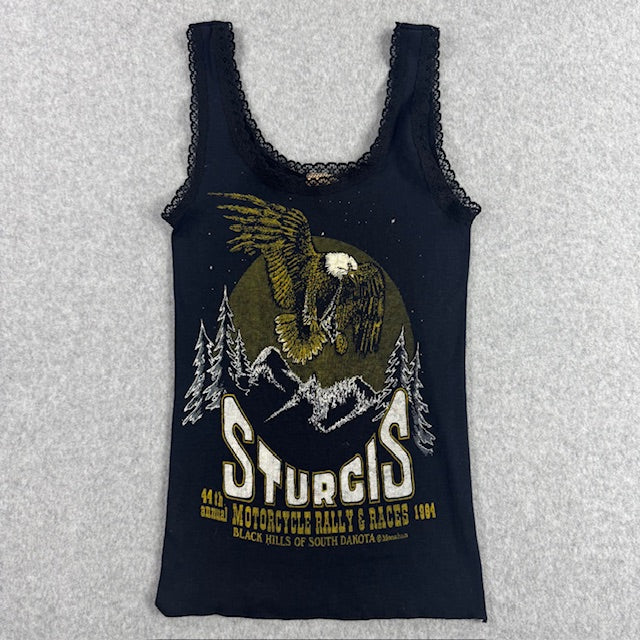 1984 Vintage Sturgis "44th Annual Rally & Races" tank - READ DESC.