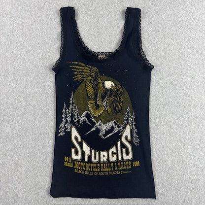 1984 Vintage Sturgis "44th Annual Rally & Races" tank - READ DESC.