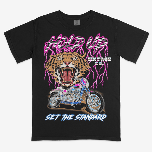 HOLD UP X MANIC CYCLE "SET THE STANDARD" T-Shirt