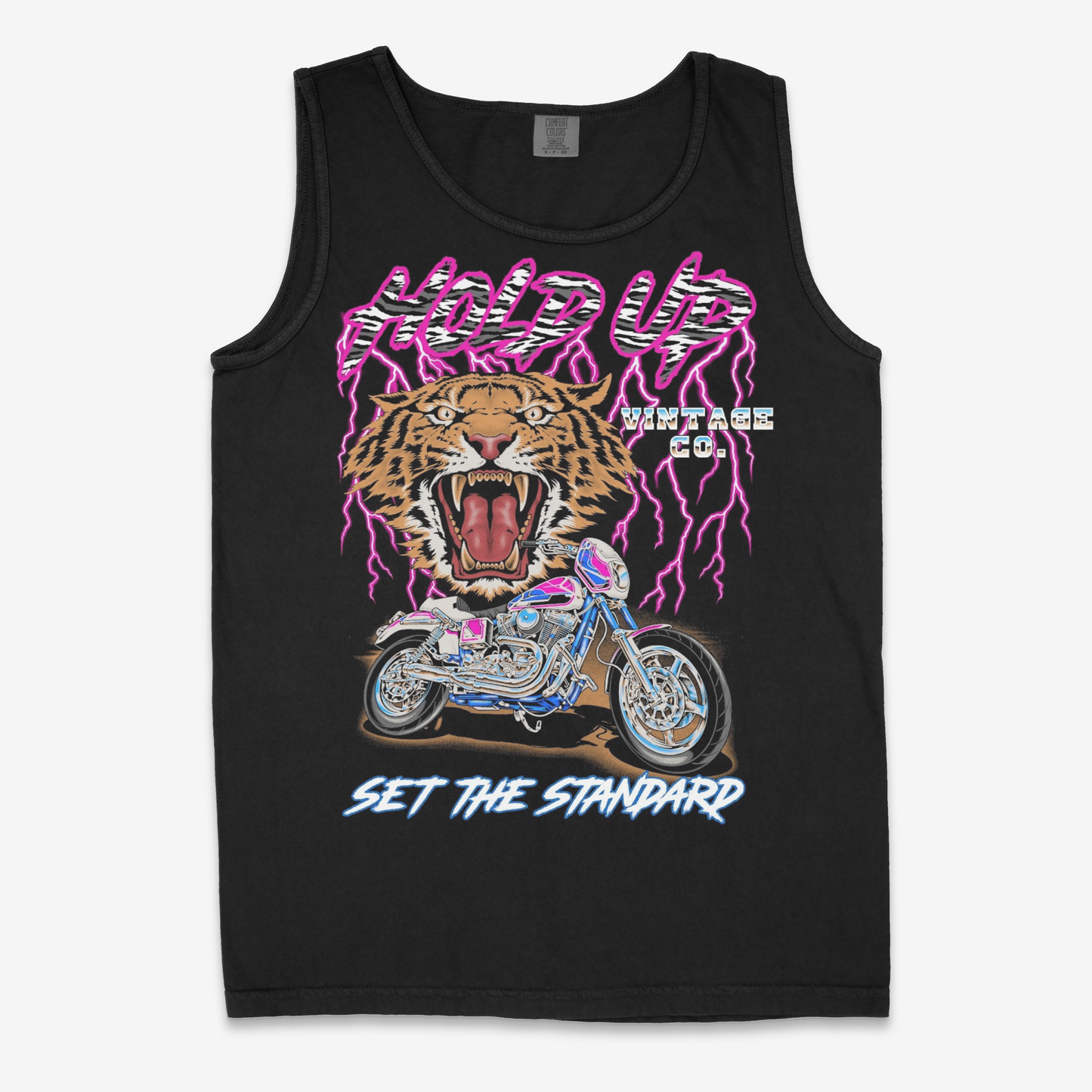 HOLD UP X MANIC CYCLE "SET THE STANDARD" Tank Top