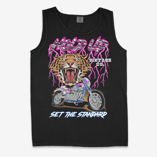 HOLD UP X MANIC CYCLE "SET THE STANDARD" Tank Top