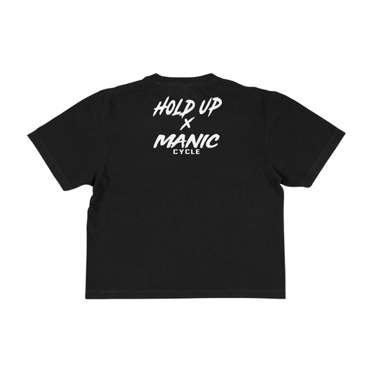HOLD UP X MANIC CYCLE "SET THE STANDARD" Crop Top